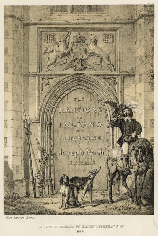 East Barsham, Norfolk door Joseph Nash