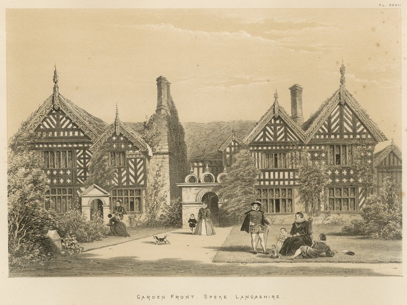 Tuinzijde, Speke, Lancashire door Joseph Nash
