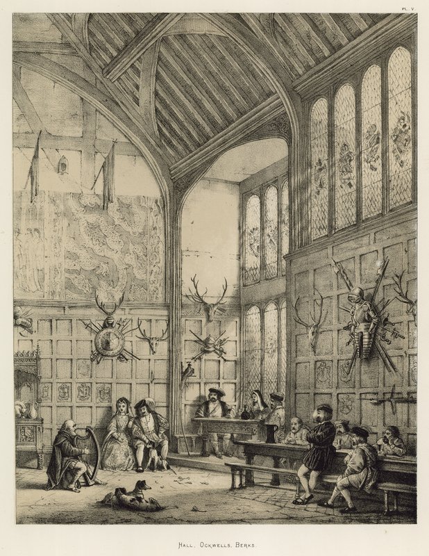 Hal, Ockwells, Berks door Joseph Nash
