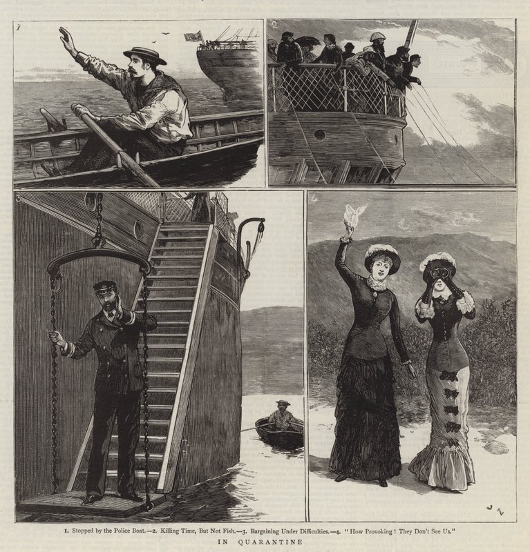 In quarantaine door Joseph Nash