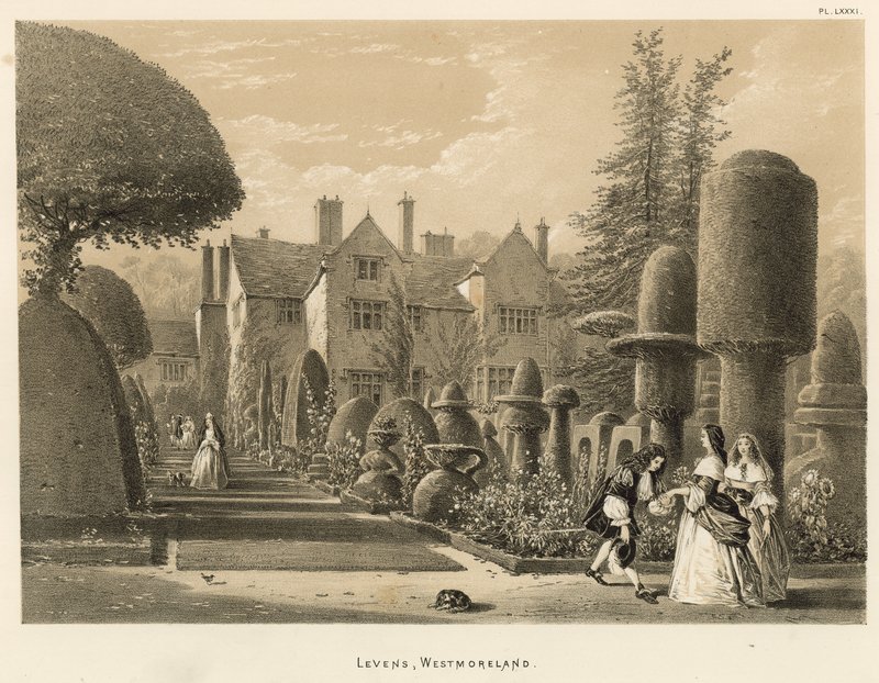 Levens, Westmoreland door Joseph Nash