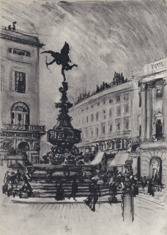 Piccadilly Circus door Joseph Pennell
