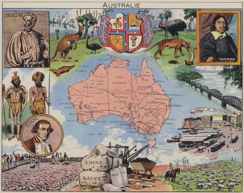 Australië door Joseph Porphyre Pinchon