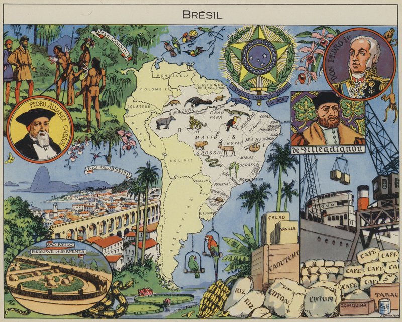 Brazilië door Joseph Porphyre Pinchon