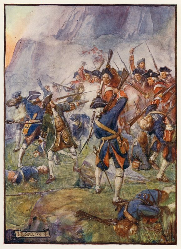 Grote Belegering van Gibraltar door Joseph Ratcliffe (after) Skelton