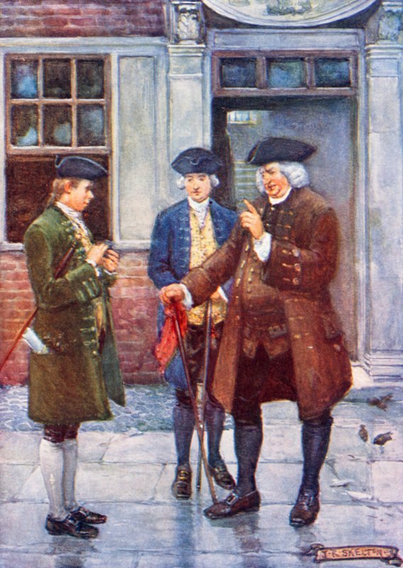 Dr. Johnson door Joseph Ratcliffe Skelton