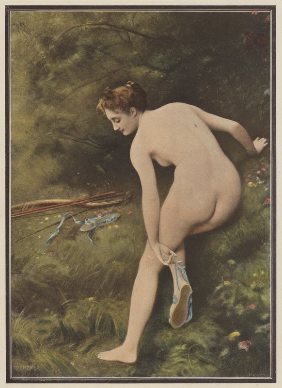 Artemis, godin van de jacht door Joseph Wencker
