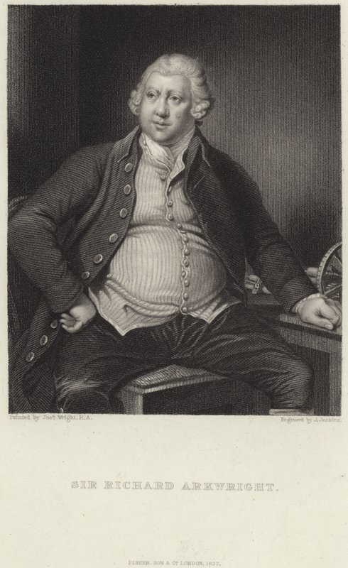 Richard Arkwright door Joseph Wright