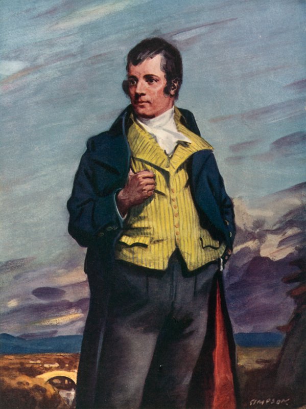 Robert Burns, 1759-1796 door Joseph after Simpson