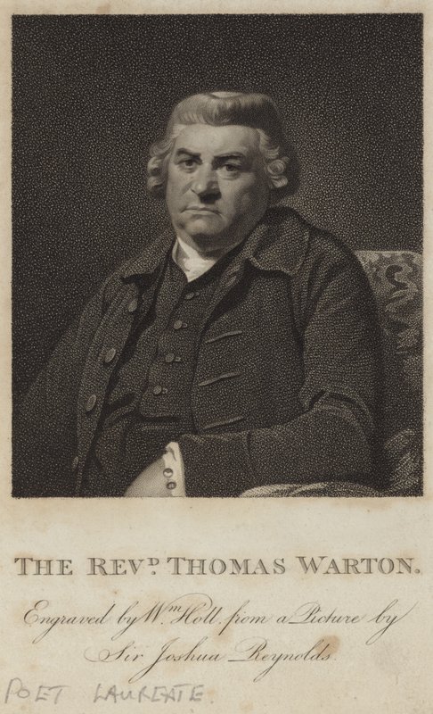 Portret van Thomas Warton door Joshua Reynolds
