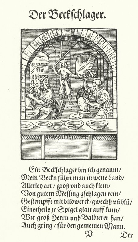 De schotelmaker (gravure) door Jost (after) Amman