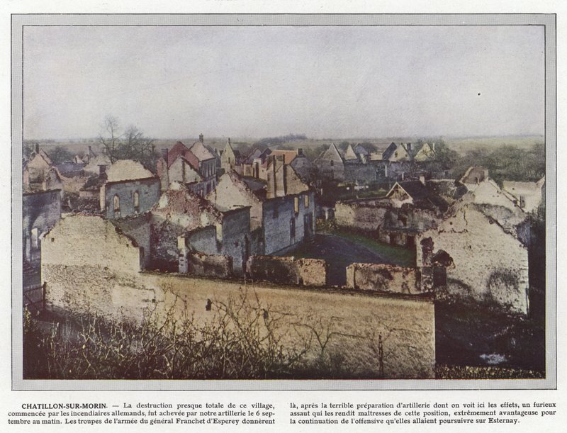 Chatillon-sur-Morin door Jules Gervais Courtellemont