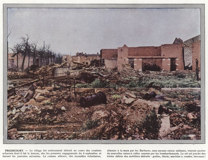 Frignicourt door Jules Gervais Courtellemont