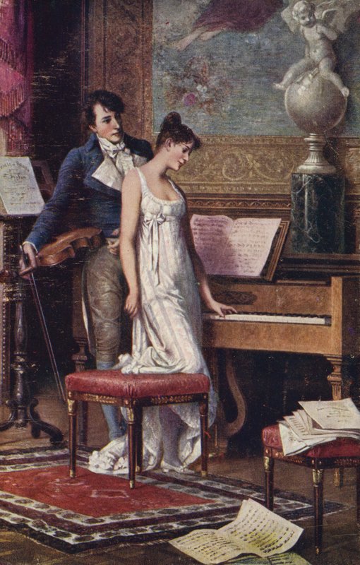 Het duet door Karl the Elder Schweninger