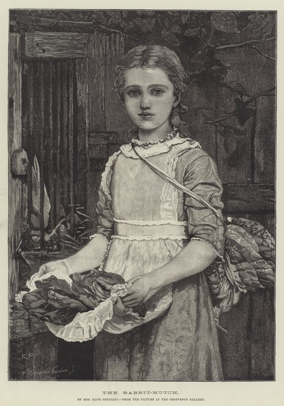 Het konijnenhok door Kate Perugini