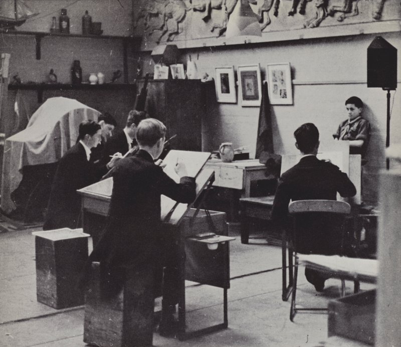 Tekenschool, Eton door Laszlo Moholy Nagy