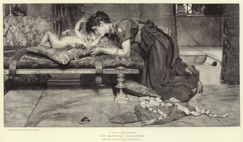 Een aards paradijs door Lawrence Alma Tadema