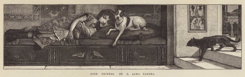 Goede Vrienden door Lawrence Alma Tadema
