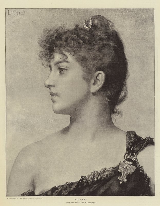 Diana door Leon Bazile Perrault