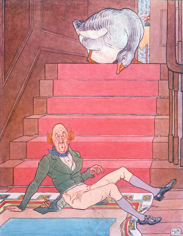 Gansje, gansje gans door Leonard Leslie Brooke