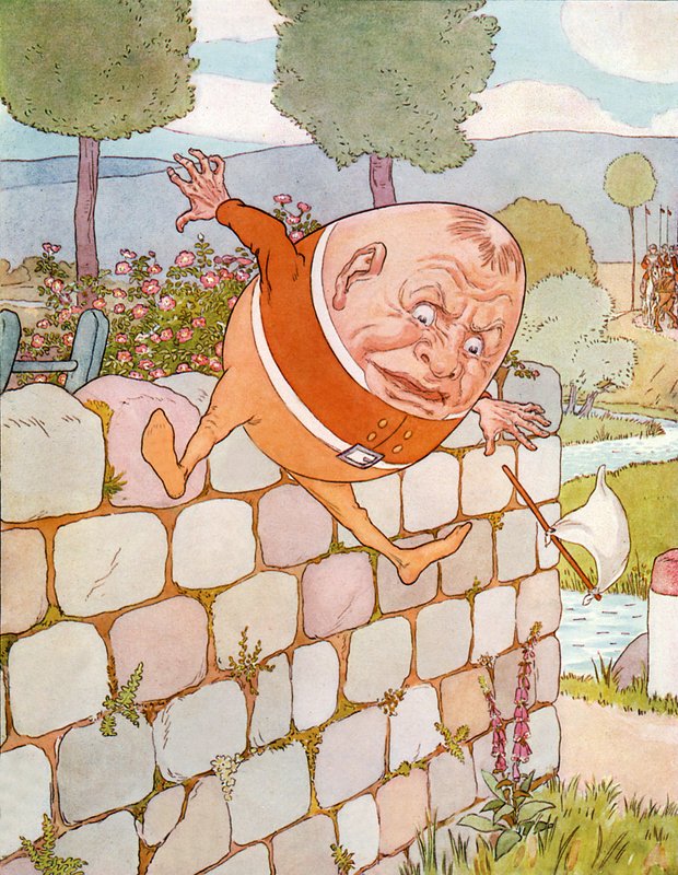 Humpty Dumpty door Leonard Leslie Brooke
