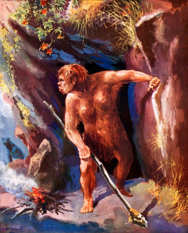 Neanderthaler door Leonard Robert Brightwell