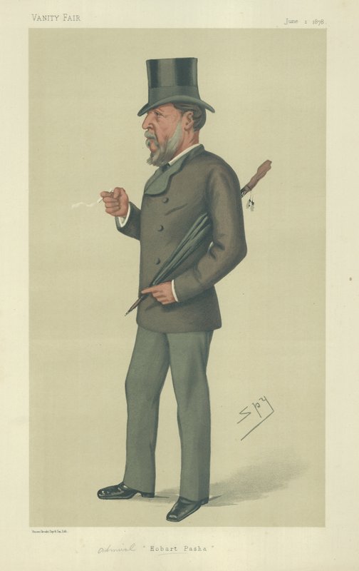 Admiraal Augustus Charles Hobart-Hampden door Leslie Matthew Ward
