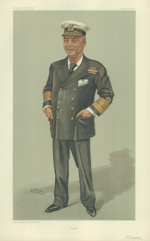 Admiraal Sir John Arbuthnot Fisher door Leslie Matthew Ward