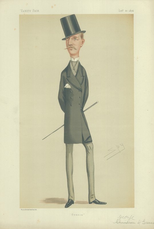 HM George, koning van Griekenland door Leslie Matthew Ward
