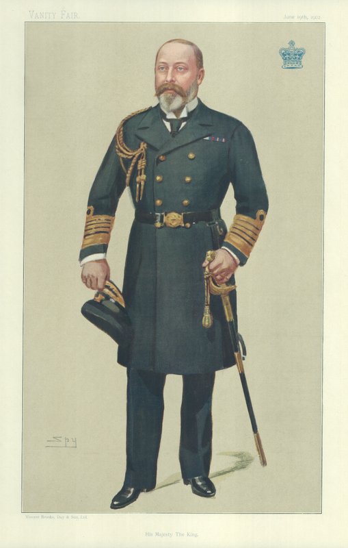 Zijne Majesteit Koning Edward VII door Leslie Matthew Ward