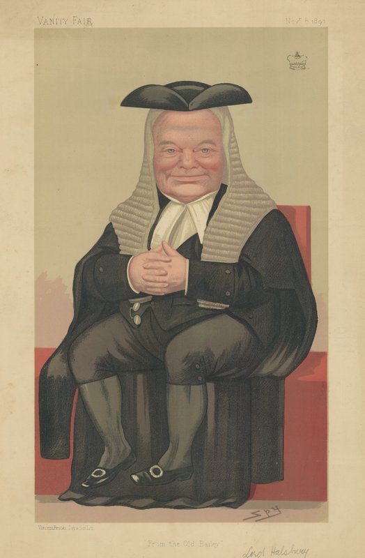 Lord Halsbury door Leslie Matthew Ward