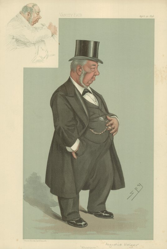 De heer Augustus Helder door Leslie Matthew Ward