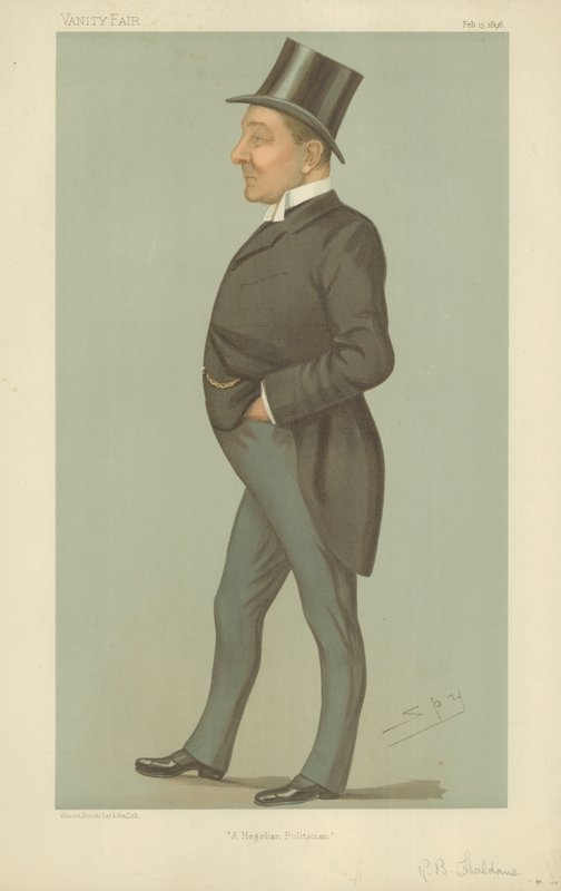 Mr R Burdon Haldane door Leslie Matthew Ward