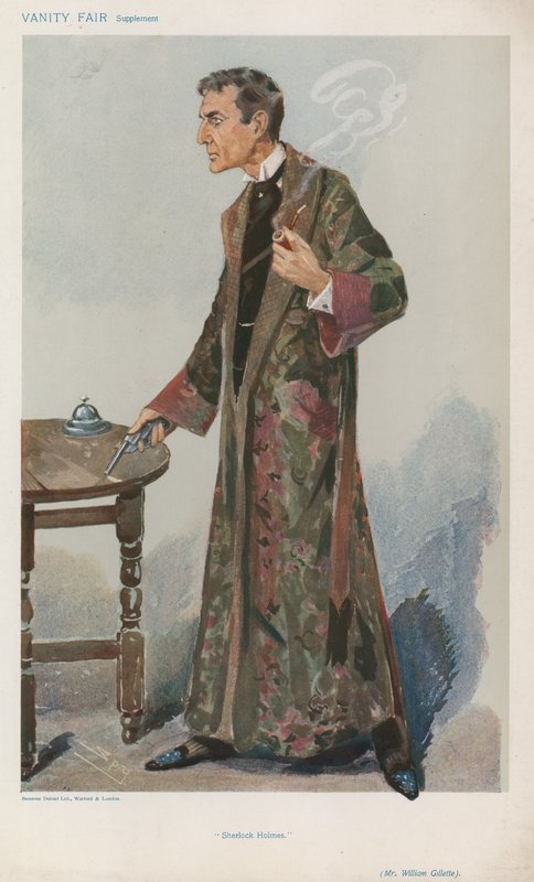 Mr William Gillette door Leslie Matthew Ward
