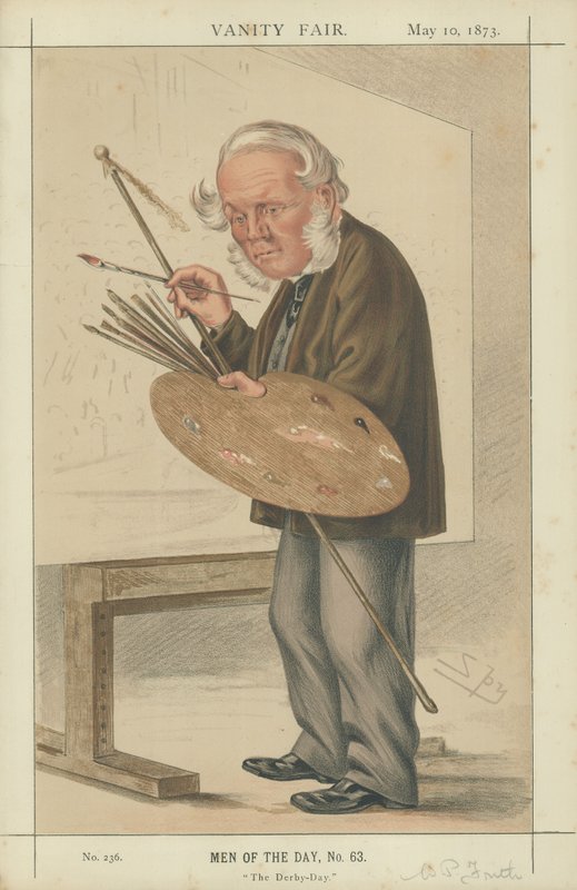Mr William Powell Frith door Leslie Matthew Ward