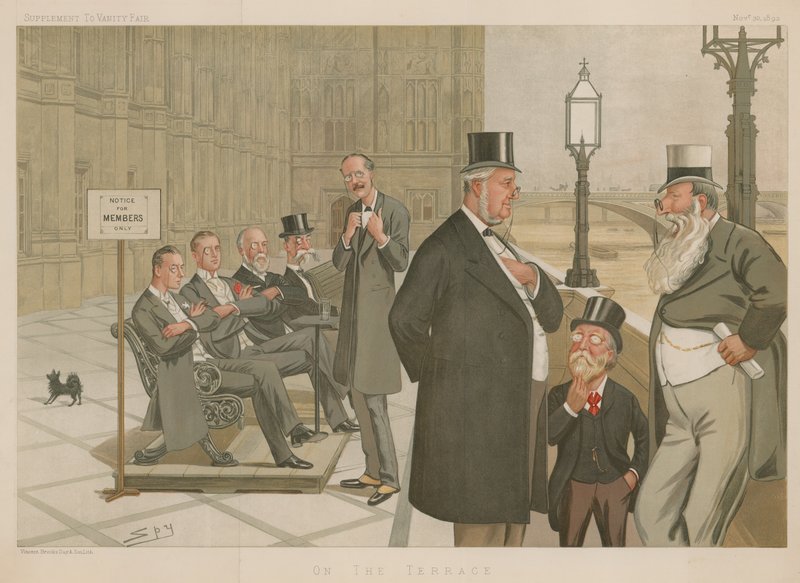 Op het terras door Leslie Matthew Ward