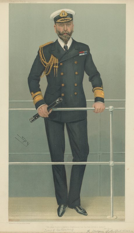 Prins Louis van Battenberg door Leslie Matthew Ward
