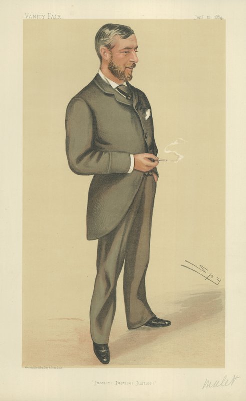 Sir Edward Baldwin Malet door Leslie Matthew Ward