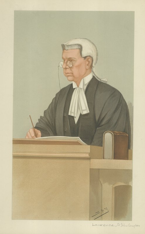 De Eerwaarde Sir John Compton Lawrence door Leslie Matthew Ward