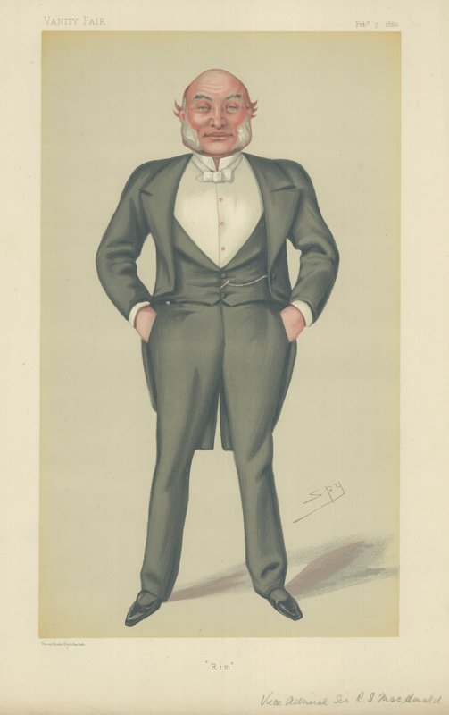 Vice-admiraal Sir Reginald John Macdonald door Leslie Matthew Ward