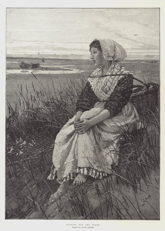 Wachten op de boten door Lionel Percy Smythe