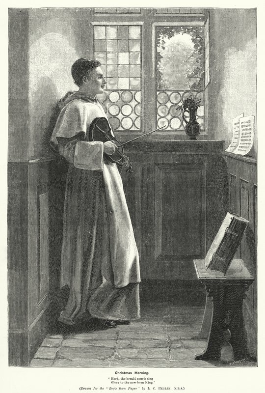 Kerstmorgen door Lionel Charles Henley
