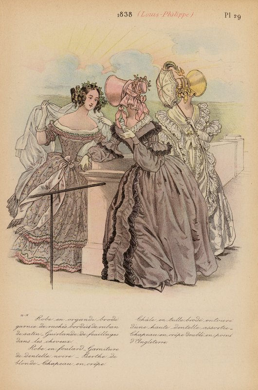 Franse mode: 1838, Louis-Philippe door Louis Colas