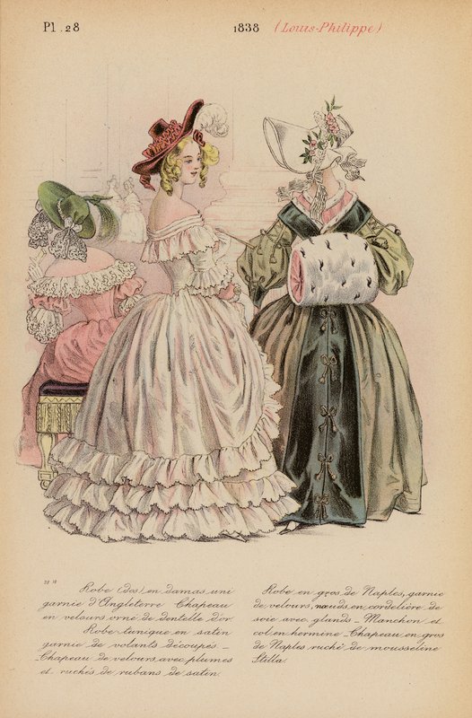 Franse mode: 1838, Louis-Philippe door Louis Colas