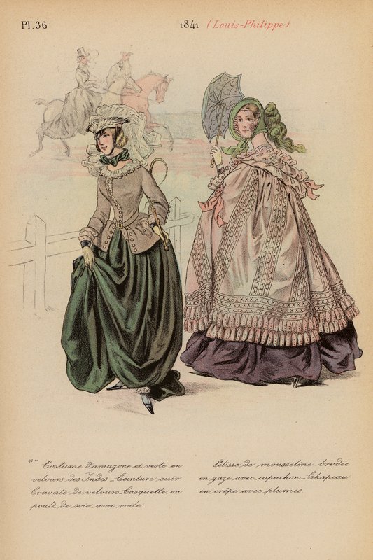 Franse mode: 1841, Louis-Philippe door Louis Colas