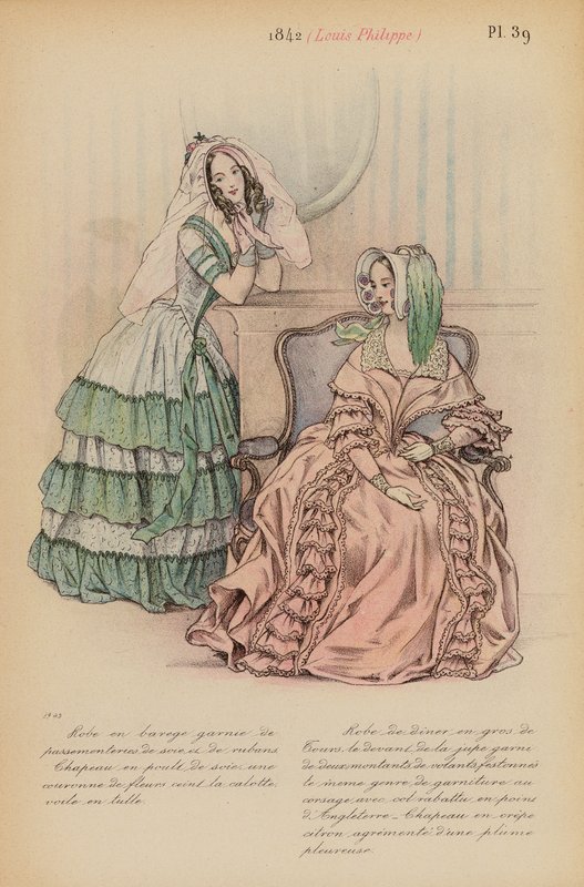 Franse mode: 1842, Louis-Philippe door Louis Colas