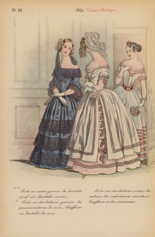 Franse mode: 1842, Louis-Philippe door Louis Colas