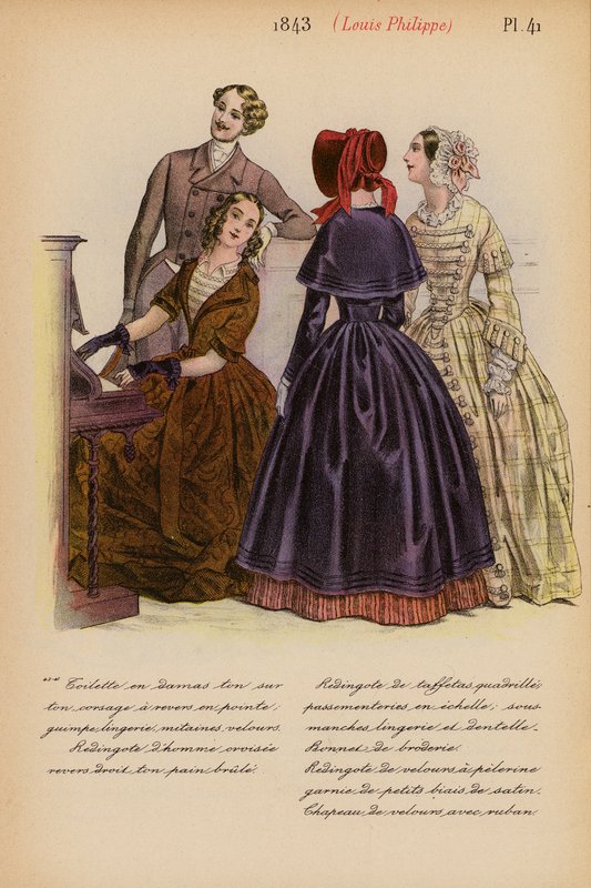 Franse mode: 1843, Louis-Philippe door Louis Colas