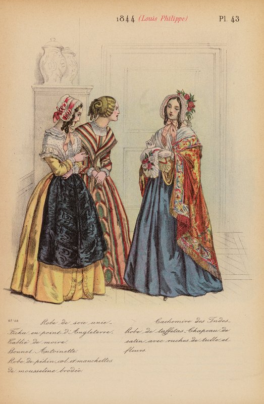Franse mode: 1844, Louis-Philippe door Louis Colas