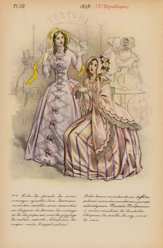 Franse mode: 1848, 2e Republiek door Louis Colas